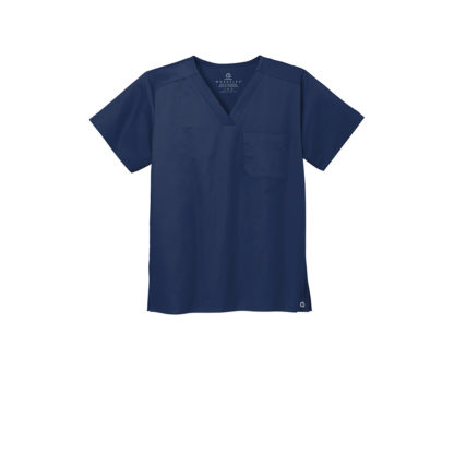 WonderWink® Unisex WorkFlex™ Chest Pocket V-Neck Top - Image 9