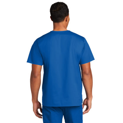 WonderWink® Unisex WorkFlex™ Chest Pocket V-Neck Top - Image 3