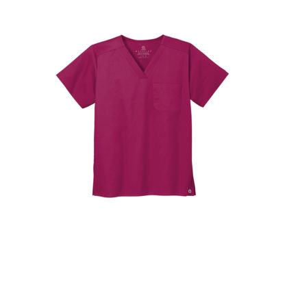 WonderWink® Unisex WorkFlex™ Chest Pocket V-Neck Top - Image 13