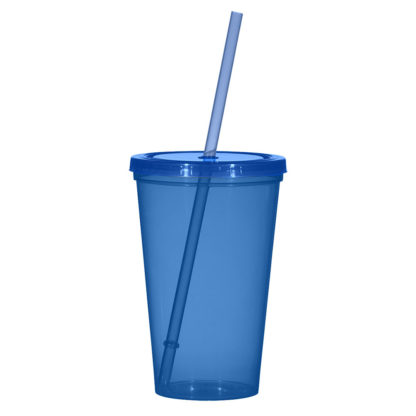 20 oz Sunsplash Single Wall Tumbler Blue