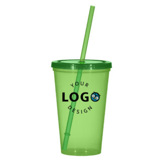 20 oz Sunsplash Single Wall Tumbler Green