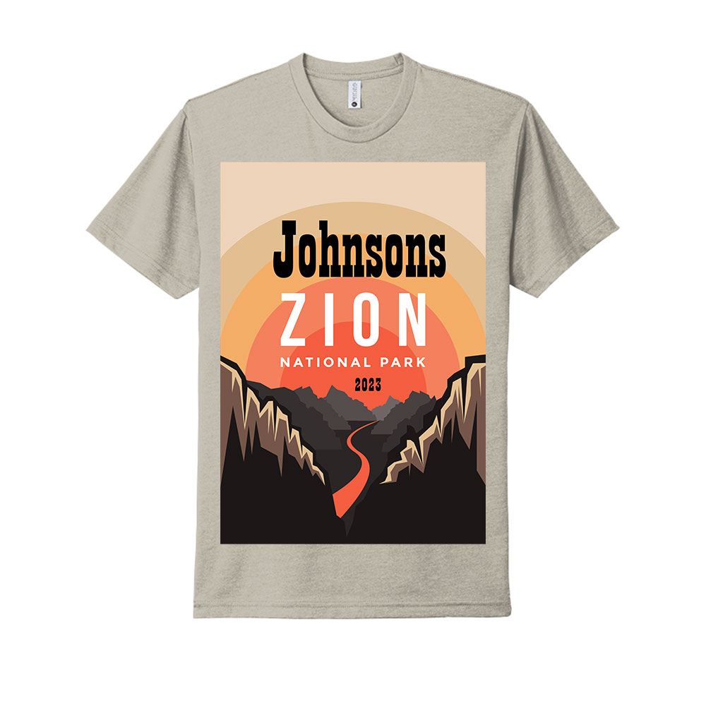 Custom Family Reunion Shirts Johnson Family Zion Short Sleeve