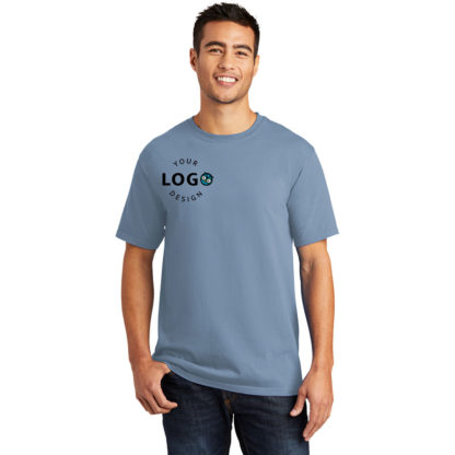 Port and Company Beach Wash Garment Dyed Tee Right Pocket Logo