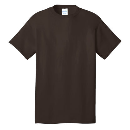 Port and Company Core Cotton Tee Dark Chocolate Brown