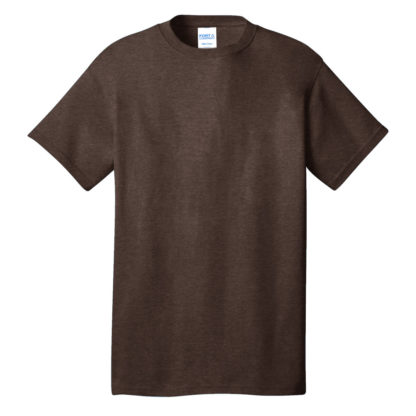 Port and Company Core Cotton Tee Dark Choco Brown