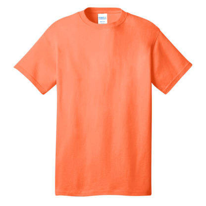 Port and Company Core Cotton Tee Neon Orange