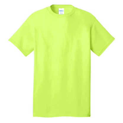 Port and Company Core Cotton Tee Neon Yellow