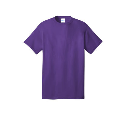 Port and Company Core Cotton Tee Team Purple