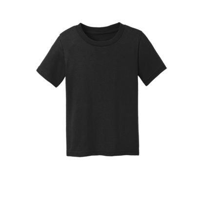 Port and Company Toddler Core Cotton Tee Jet Black