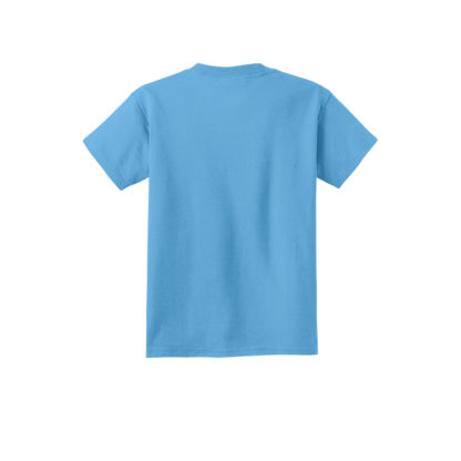 Port and Company Youth Core Cotton DTG Tee Aquatic Blue