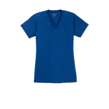Sport-Tek Ladies Ultimate Performance V-Neck Royal