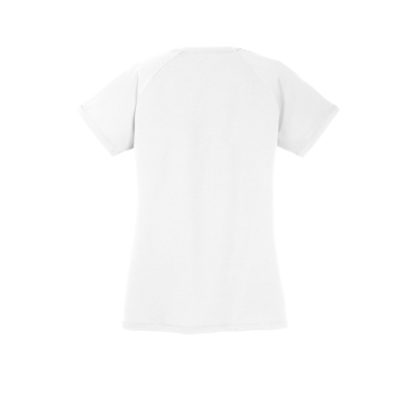 Sport-Tek Ladies Ultimate Performance V-Neck White