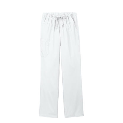 WonderWink Women's Petite WorkFlex Cargo Pant White